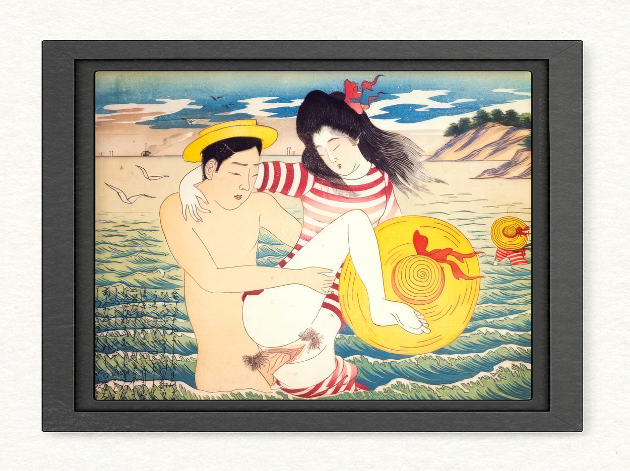 Erotic artwork poster option