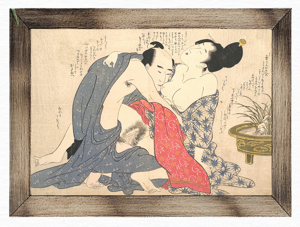 Erotic artwork poster option