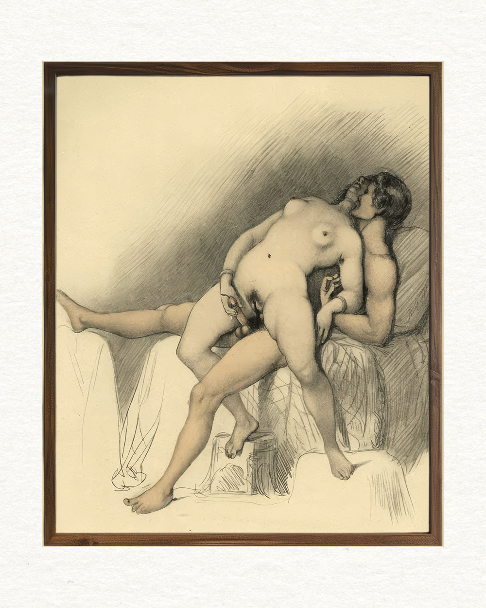 Erotic artwork poster option